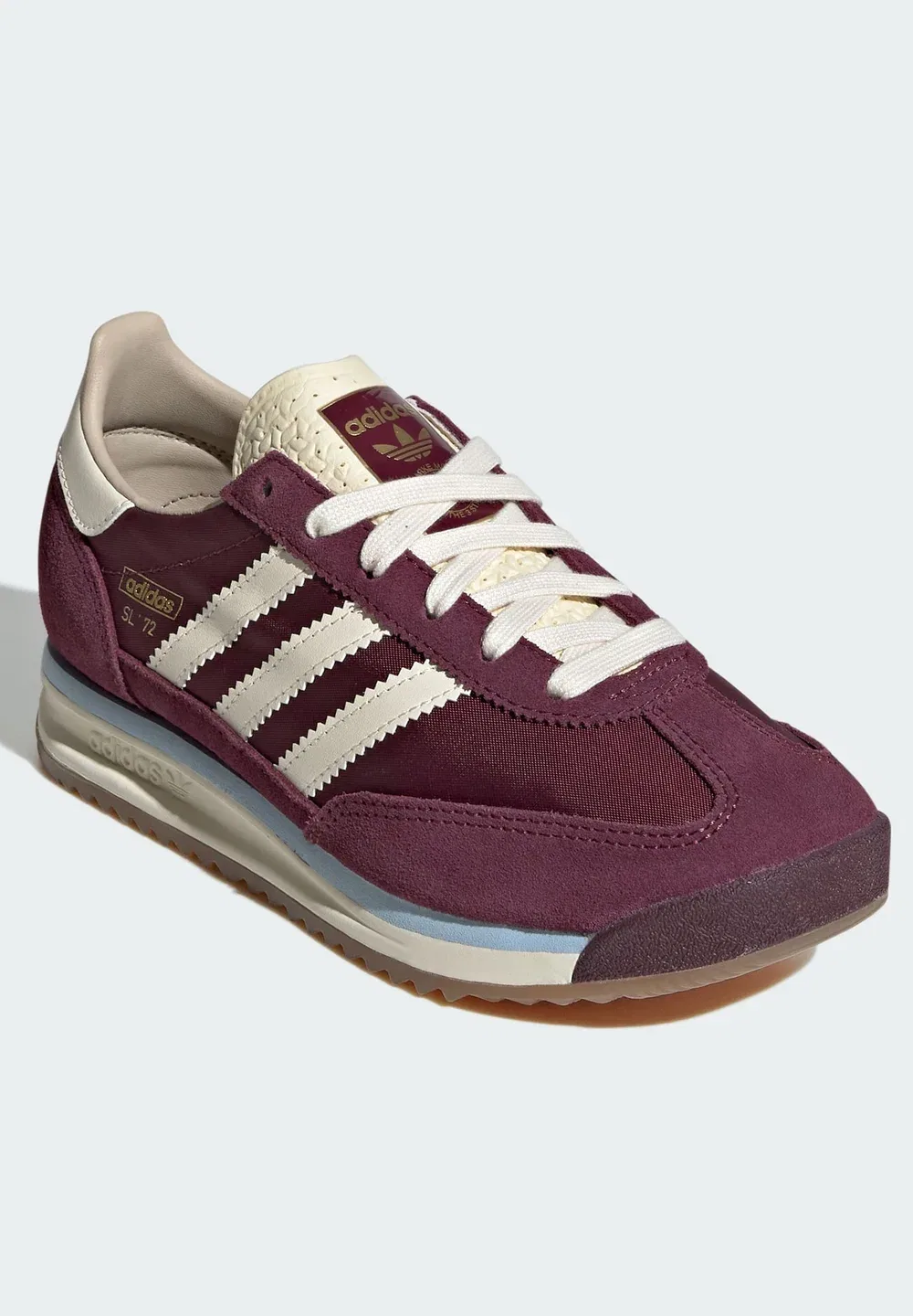 Sl 72 - кроссовки Adidas Originals, Maroon Cream White Clear Sky — фото 2