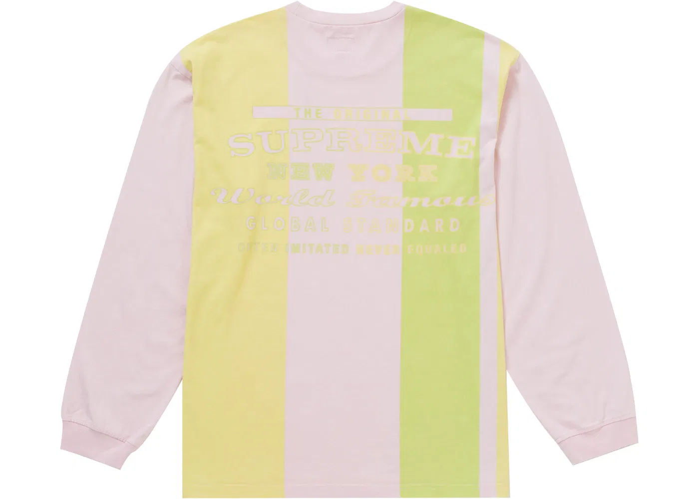 Мужская футболка с длинным рукавом Supreme L/S Top, Pink — фото 2