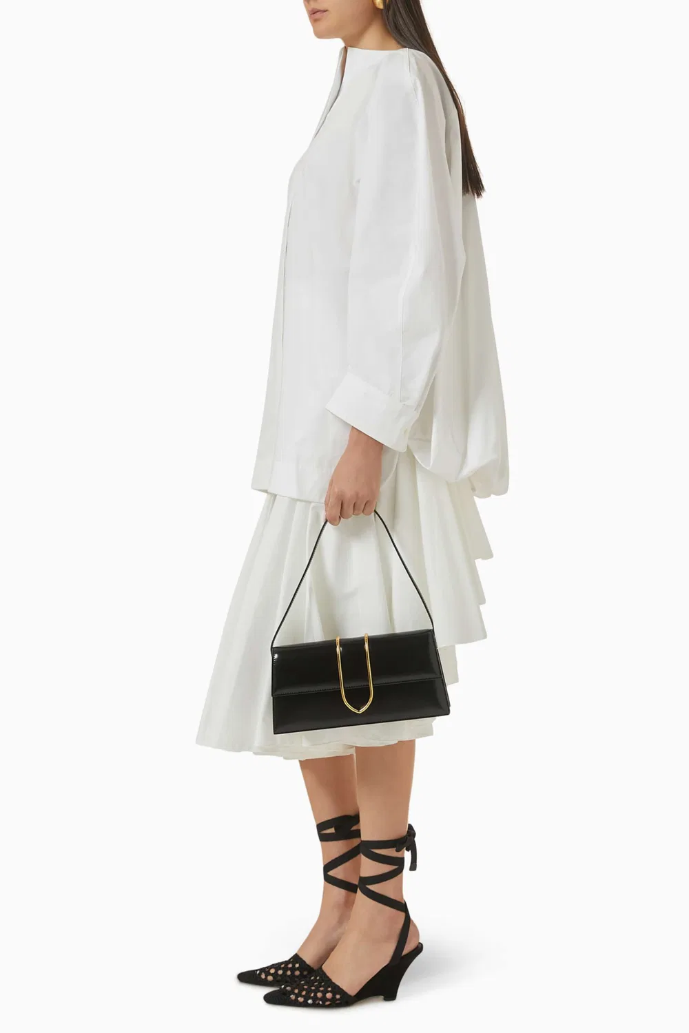 Рубашка хлопковая La Chemise Pittore Jacquemus, белый — фото 3