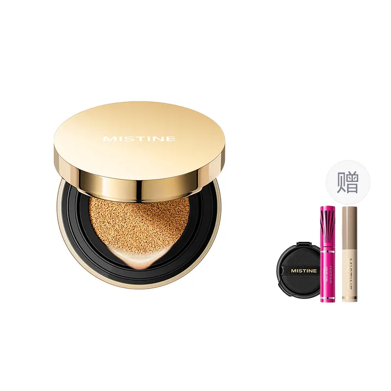 Женские Air Cushions Mistine, Soft Velvet Mist Cushion Foundation Fair-Skinned Notes LF110 12g*2 (Suitable for Natural Fair Skin Tones) — фото 2