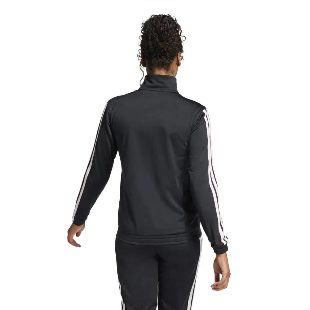 Женская куртка из трикотажа с молнией Dayready Adidas, Black — фото 2