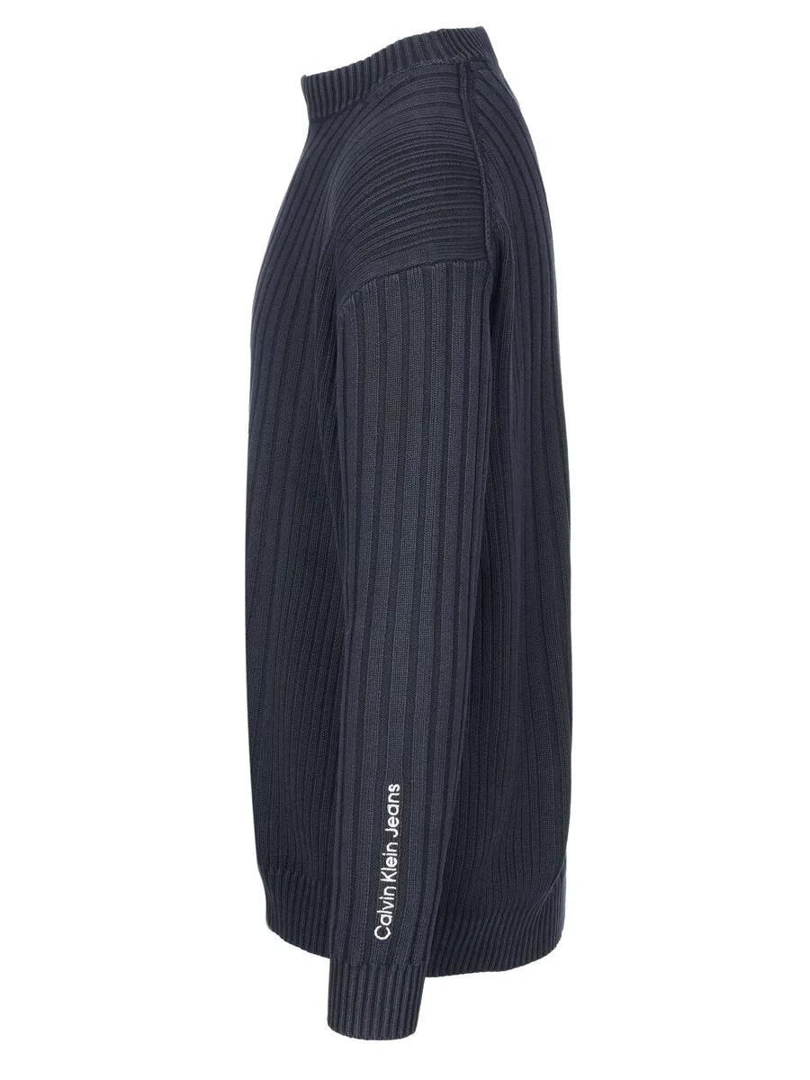 Свитер Calvin Klein 'Calvin Klein Jeans Pullover' цвета антрацит — фото 3