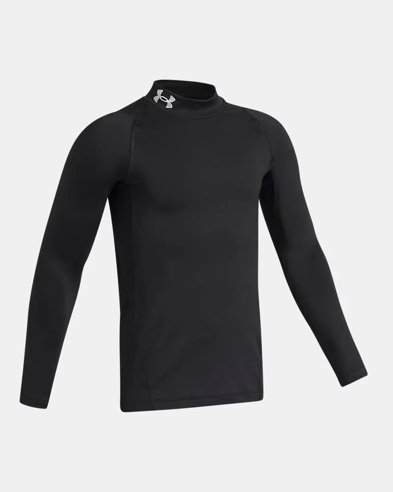 Лонгслив с высоким воротом ColdGear UnderArmour, Black/White — фото 3