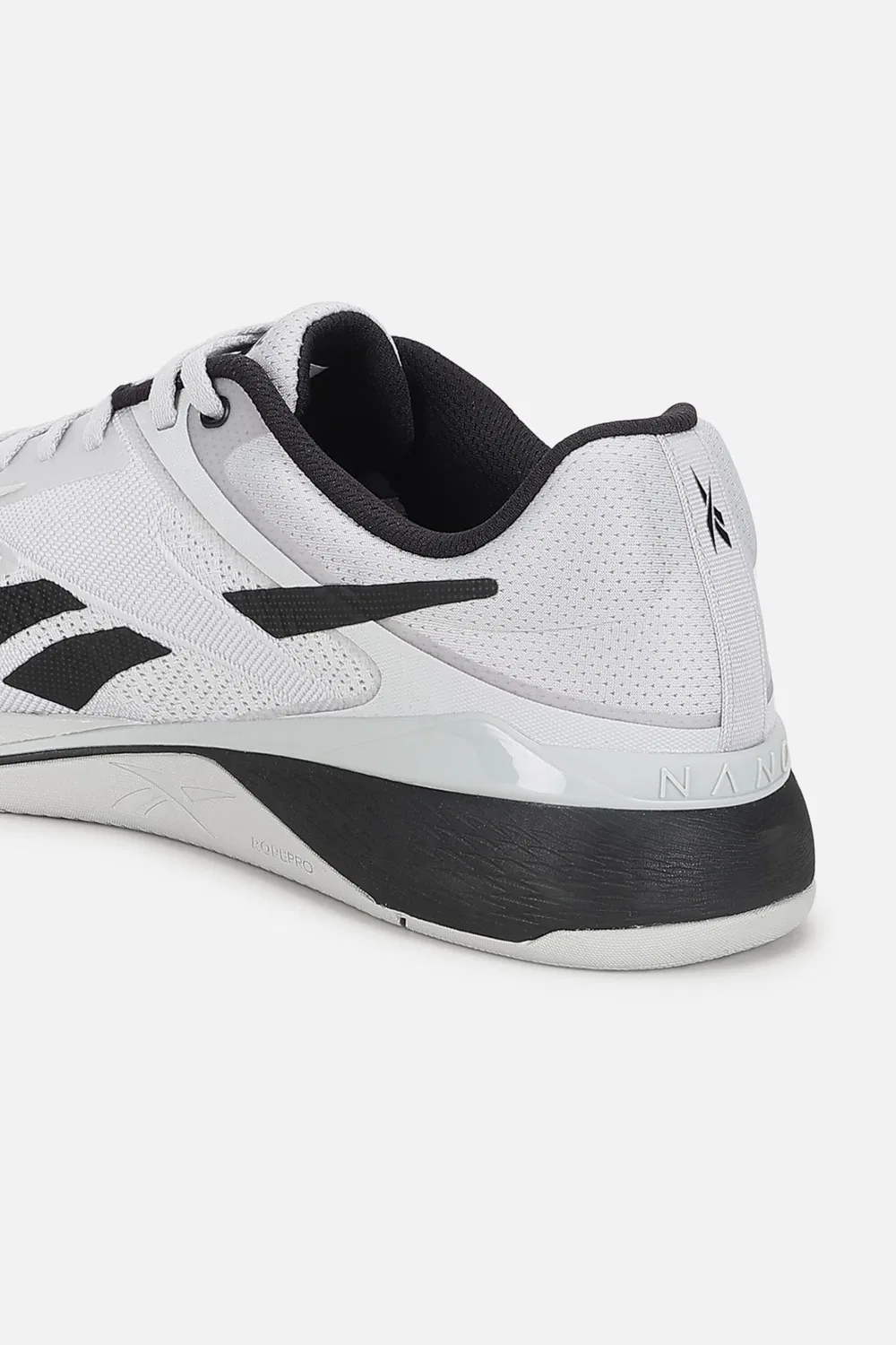 Детские кроссовки для девочек с принтом Nano X5 Reebok, Grey 1 Black — фото 2