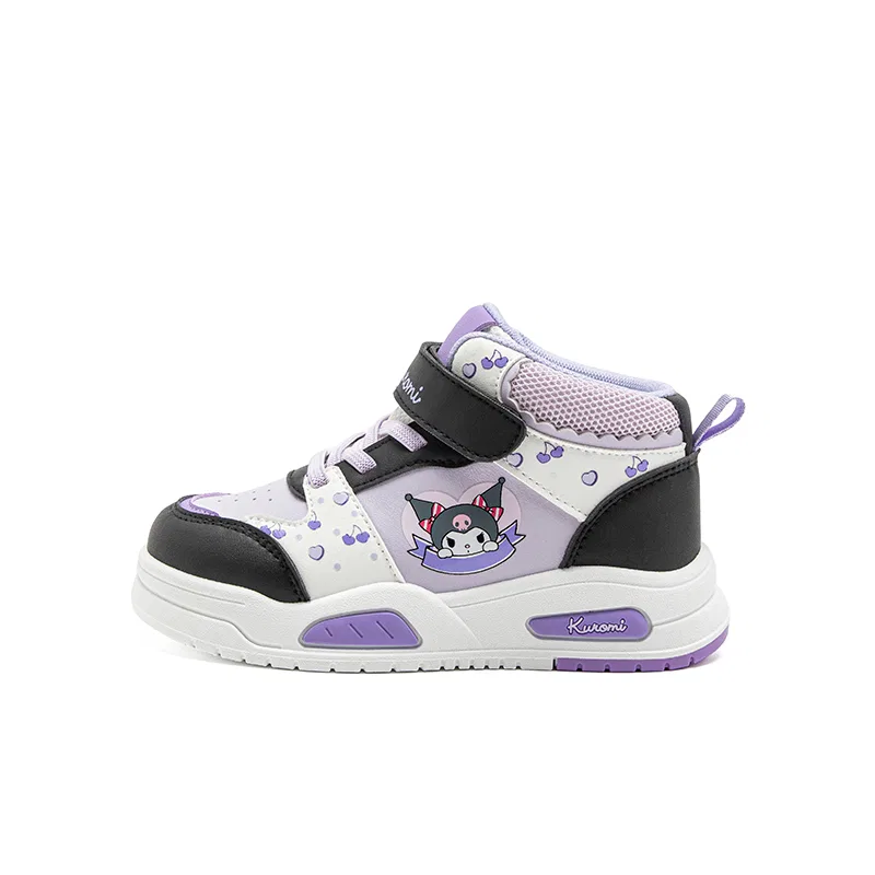 Детские кроссовки для скейтбординга Sanrio Hello Kitty, Black/Purple-Kuromi
