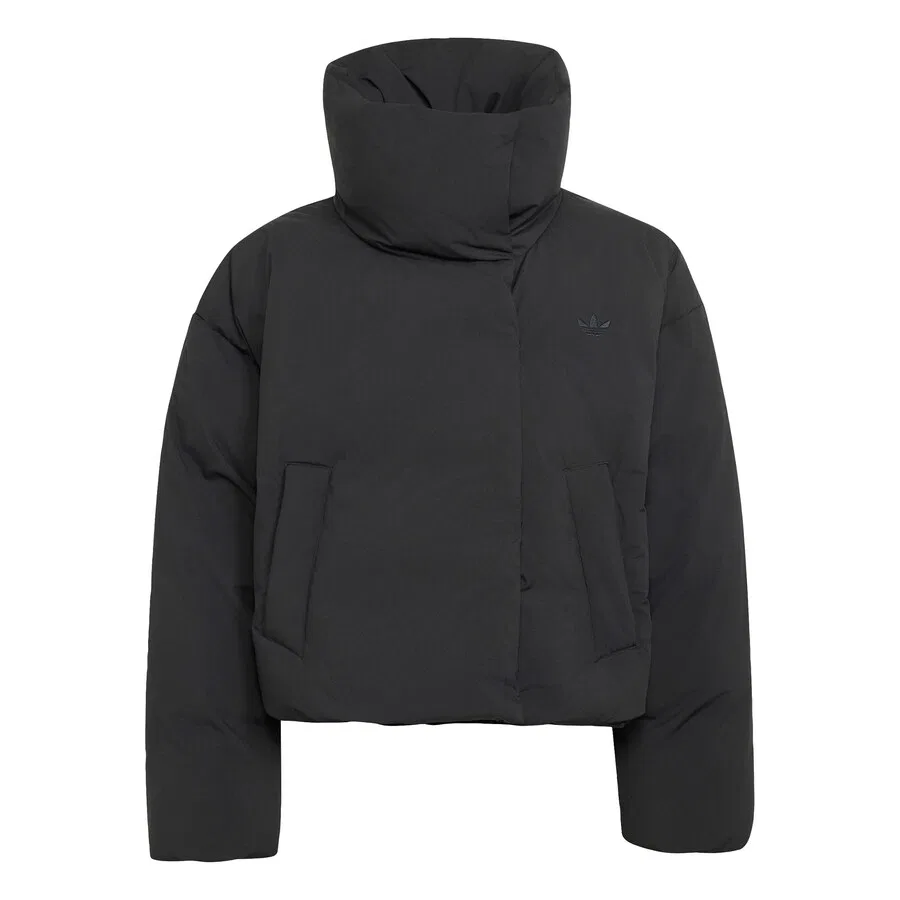 Зимняя куртка ADIDAS ORIGINALS 'OVERSIZED PUFFER' черного цвета
