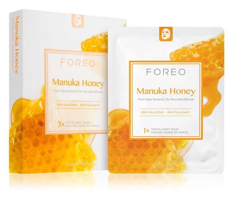 

Льняная маска с увлажняющим и оздоравливающим эффектом FOREO Farm to Face Sheet Mask Manuka Honey