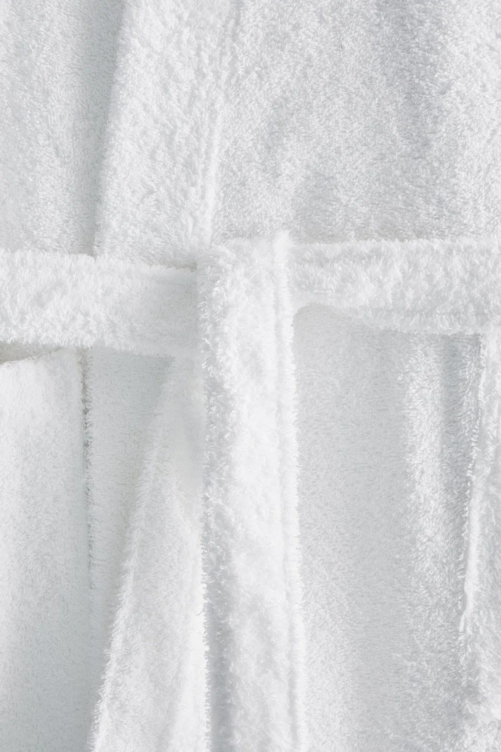 Высококачественный хлопковый банный халат (420 г/м²) ZARA, White — фото 4
