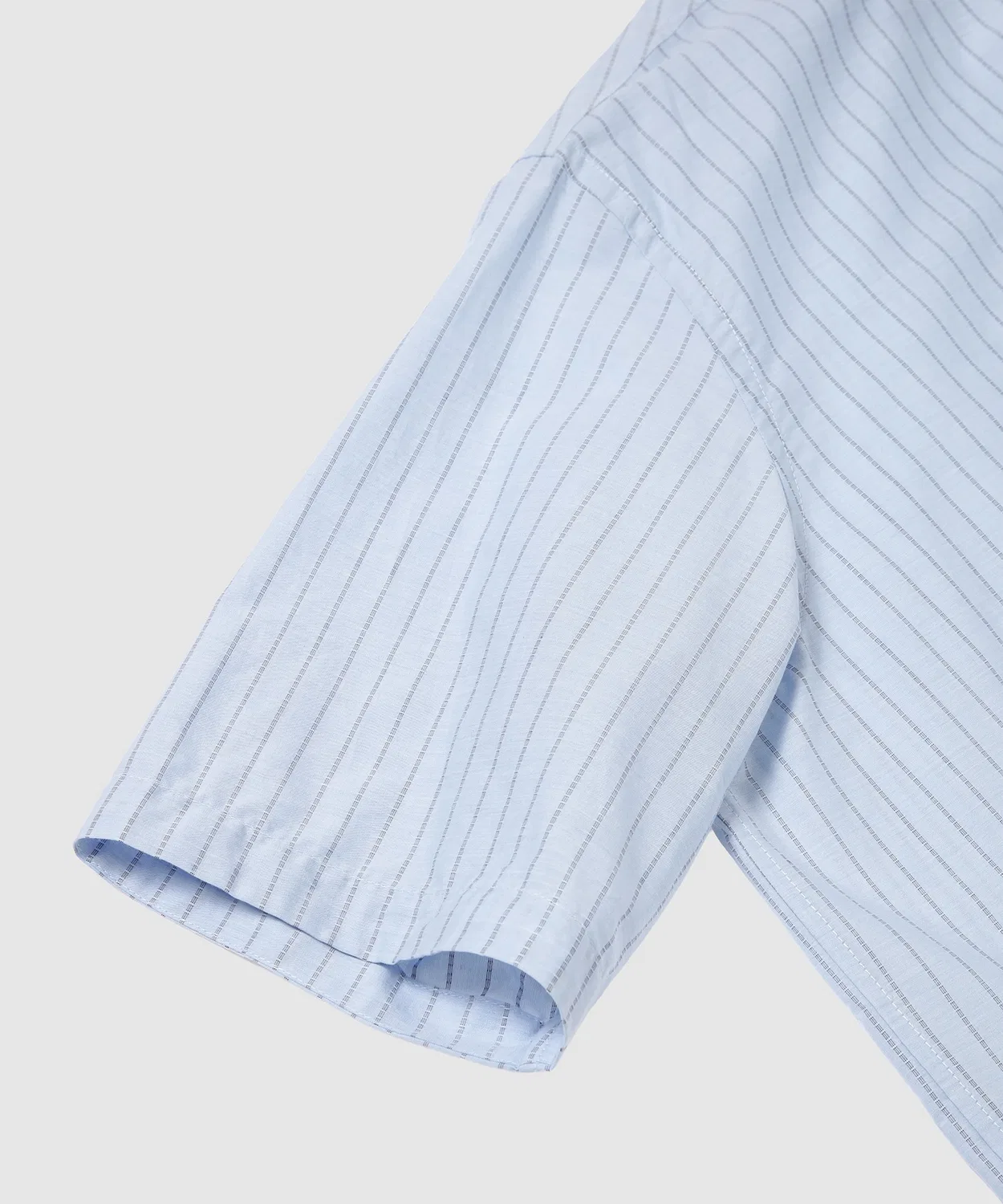 Мужская рубашка с микрополосатым принтом, модель RW-MN-SHIR000004 Acne Studios, Blue — фото 4
