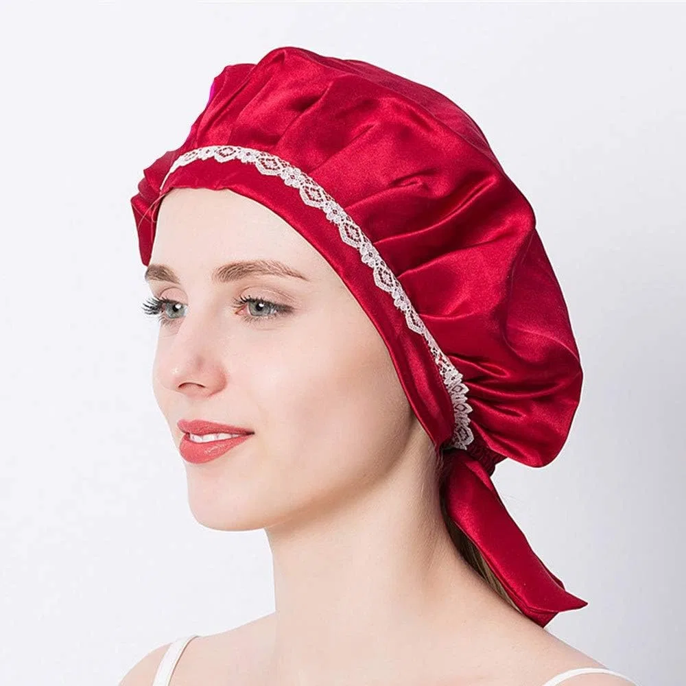 Шапочка для душа Silk, HODAGES, 50см, Красный — фото 3