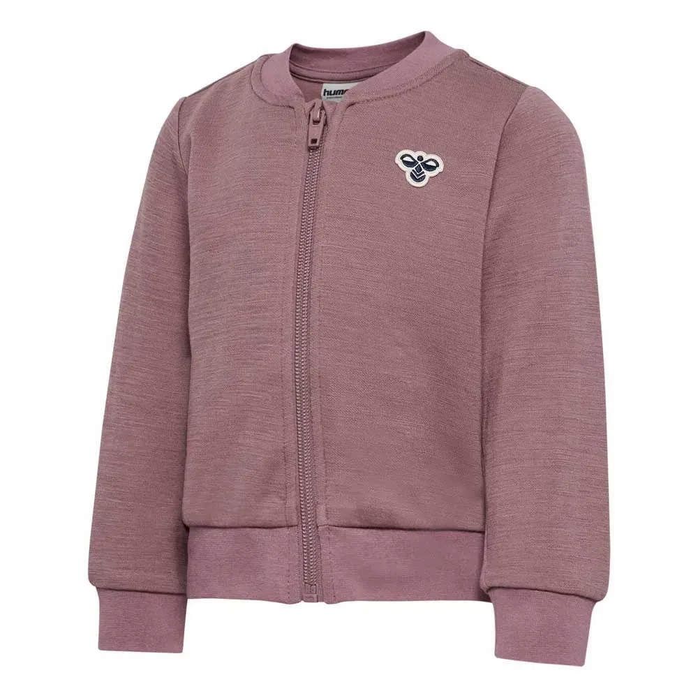 Детский свитшот для мальчиков с флисовой подкладкой Mini Wool Bee Hummel, Purple