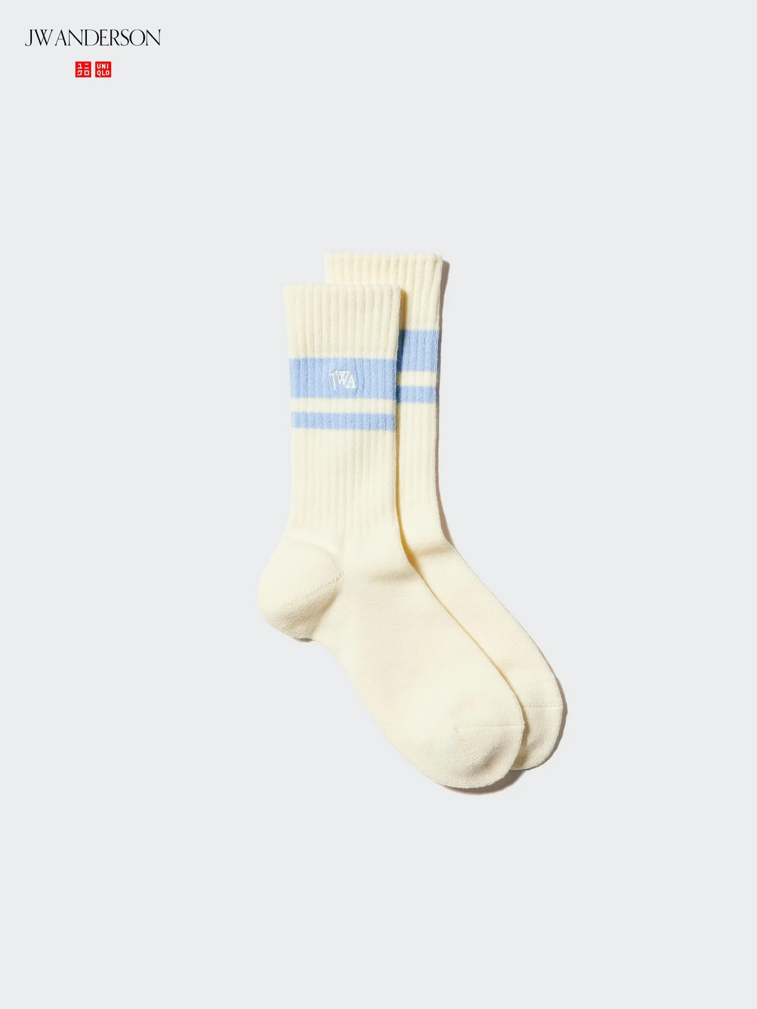 Носки Uniqlo x JW Anderson Heattech, 01 кремовый
