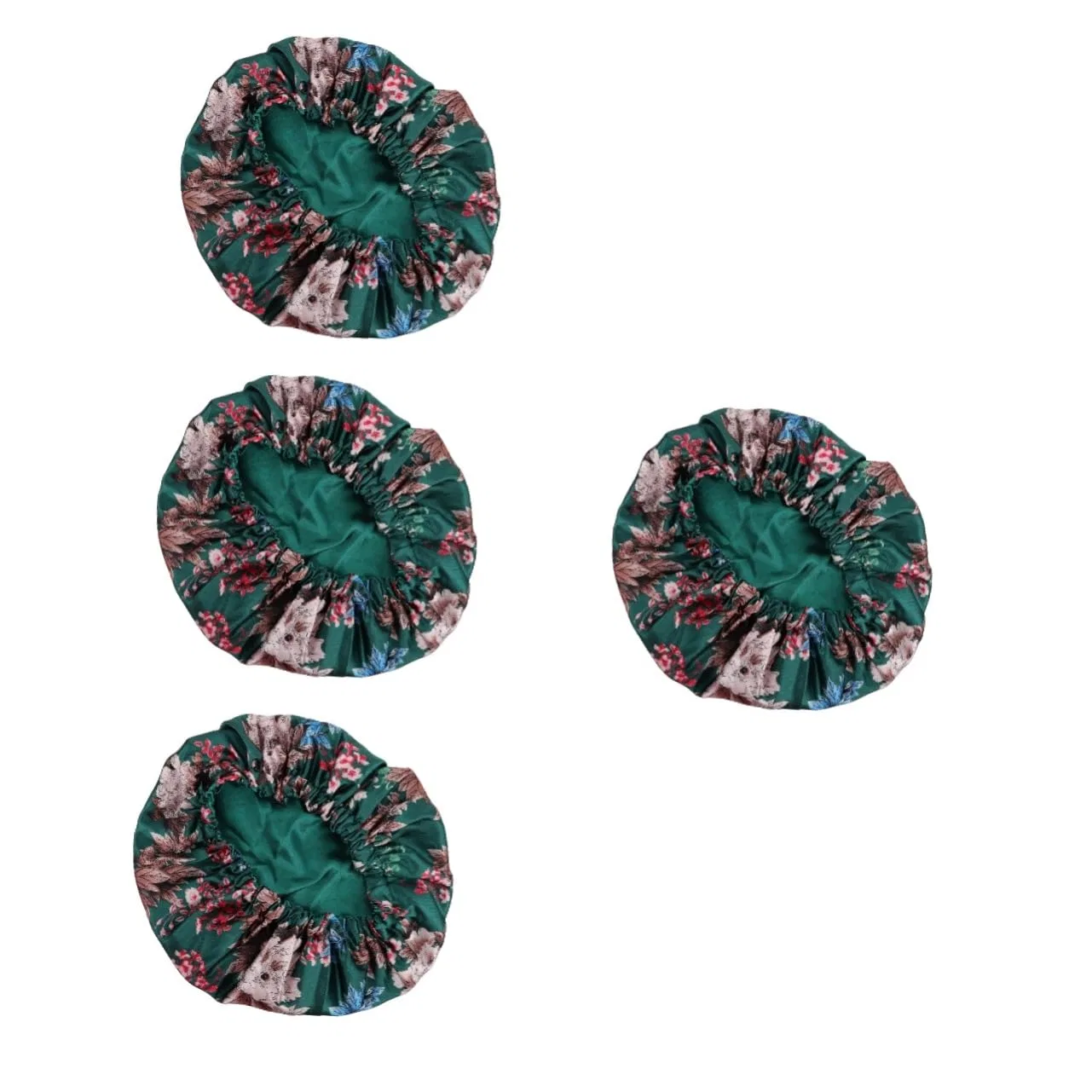 Шапочка для душа Housoutil, набор 4 шт, 30x20.5x3 см, Green