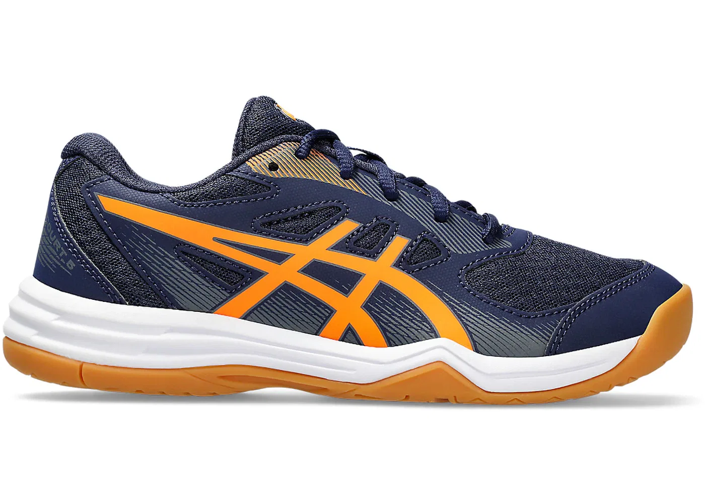 Детские кроссовки для спорта ASICS Upcourt 5, Peacoat/Shocking Orange