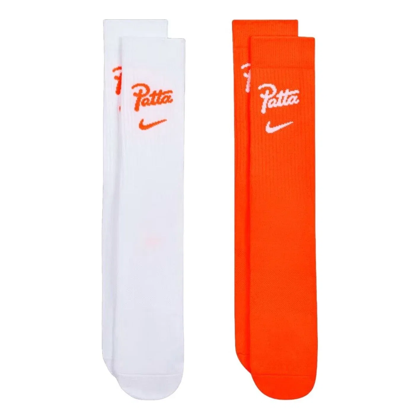 Мужские носки из хлопка с принтом Nike x Netherlands x Patta Cryoshot Everyday Essential, белый — фото 2