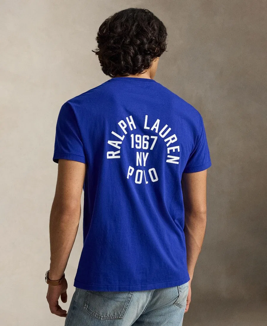 Мужская футболка с принтом Polo Ralph Lauren, Heritage Royal — фото 4