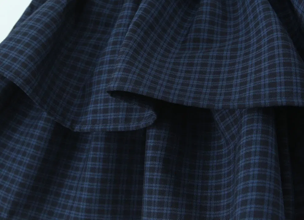 Женское платье с запахом приталенное, Plaid — фото 2