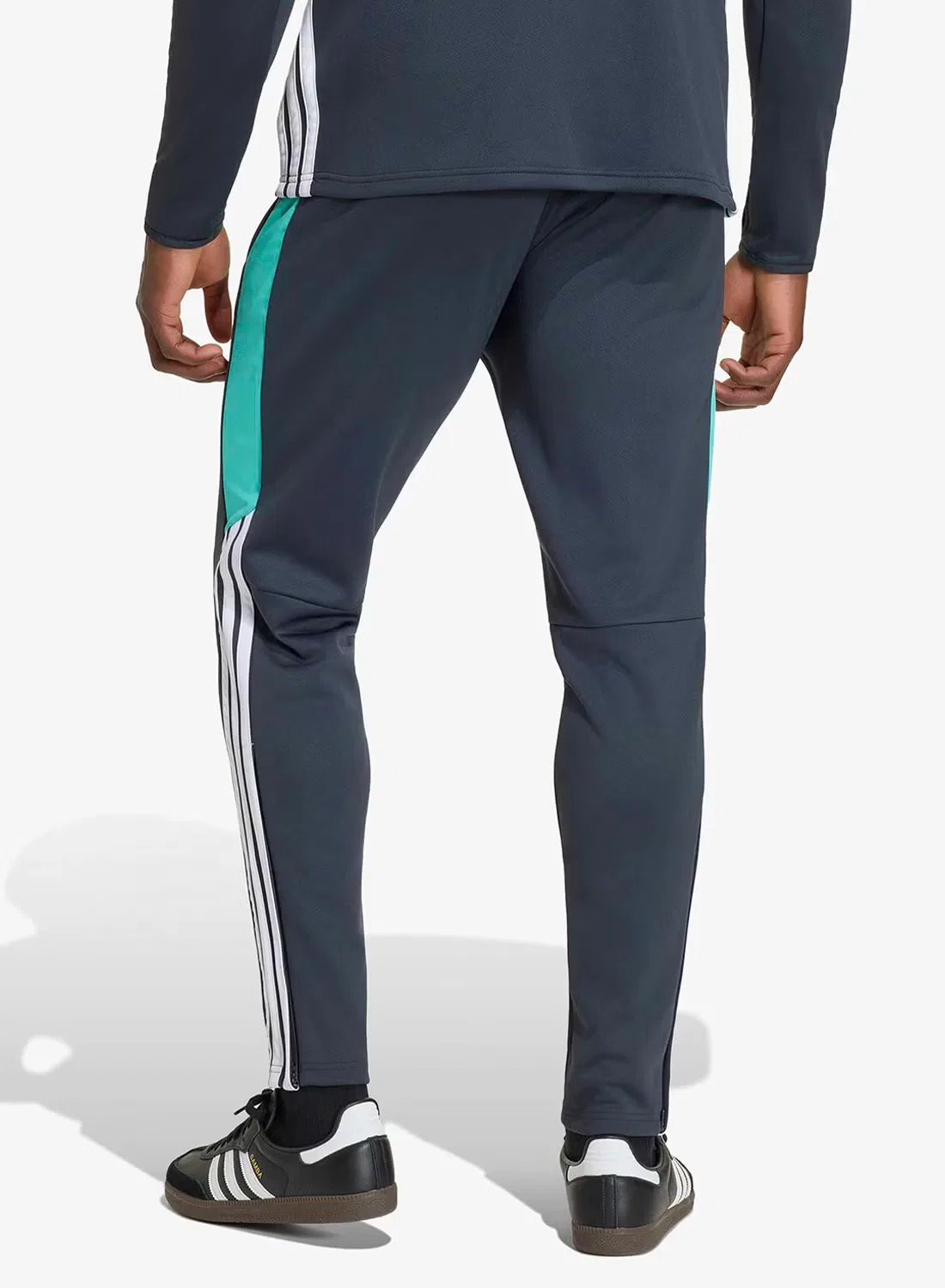 Штаны тренировочные утепленные Tiro 26 Adidas, серый — фото 2
