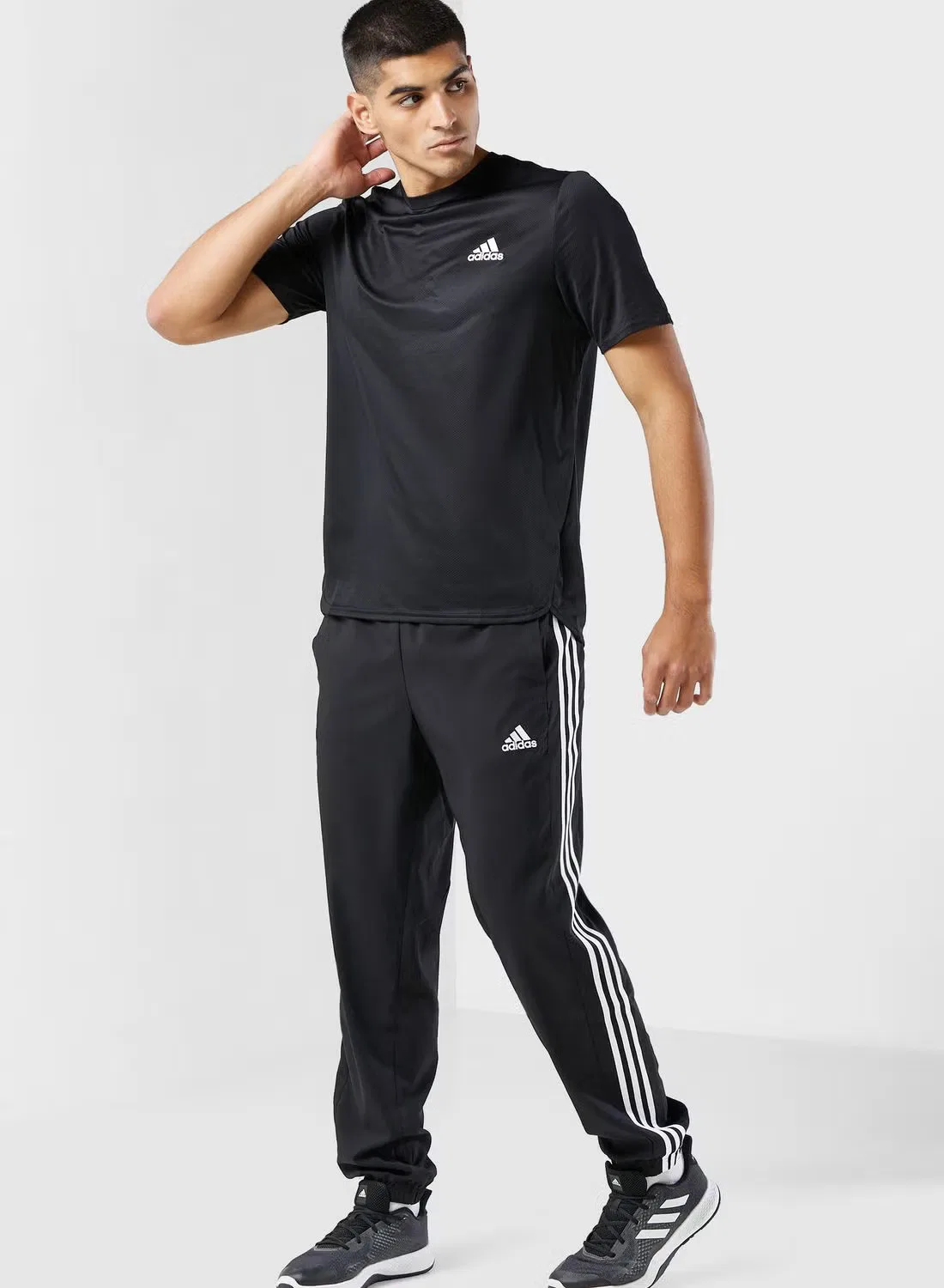 Футболка с технологией AEROREADY Designed 4 Movement Adidas, черный — фото 4
