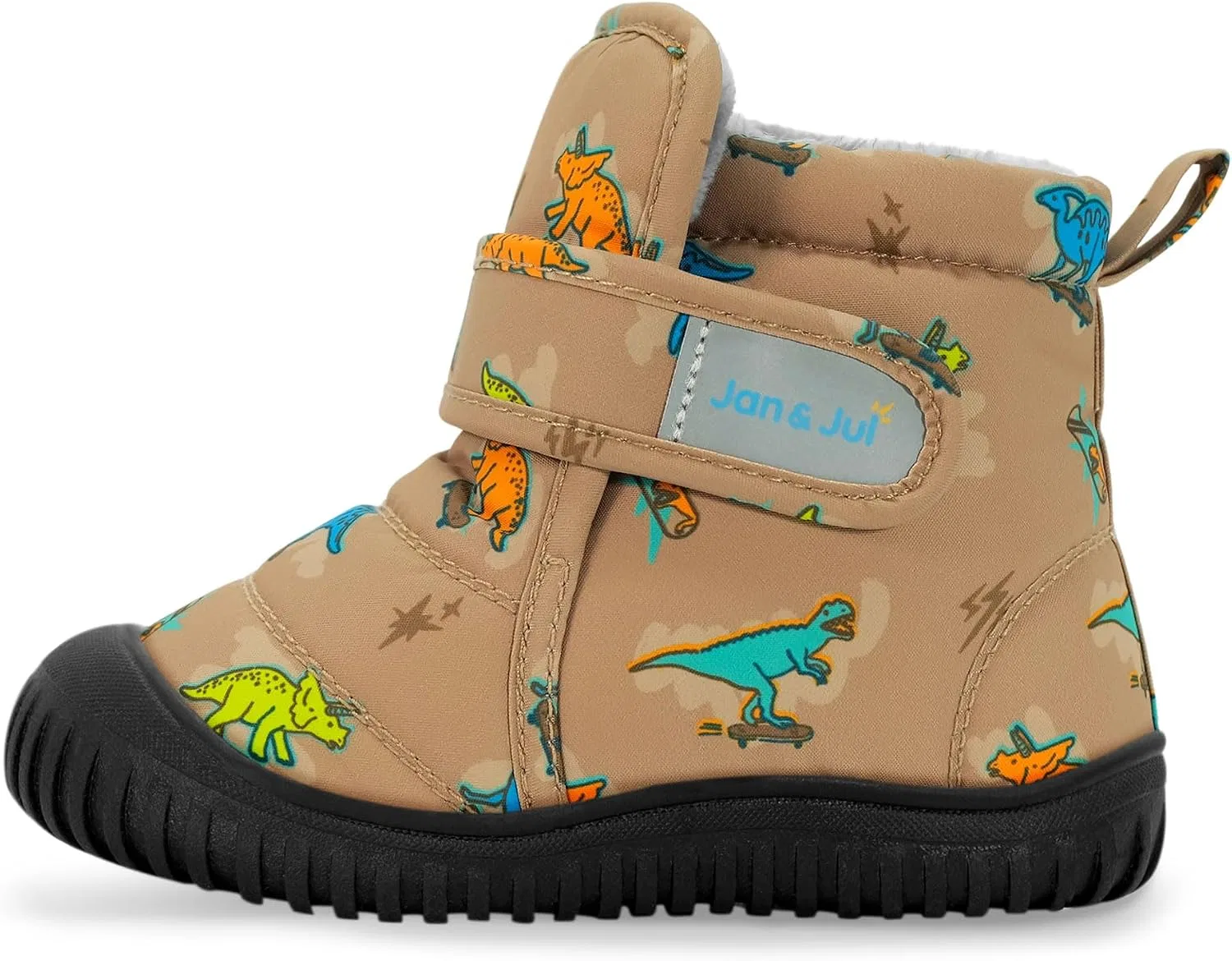 Детские снежные ботинки для мальчиков Toasty-Dry JAN & JUL, Skater Dinos