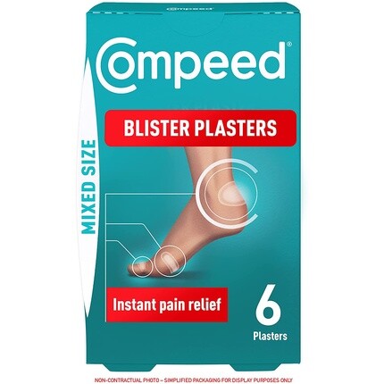 

Compeed блистерные пластыри смешанного размера, упаковка из 6 шт.