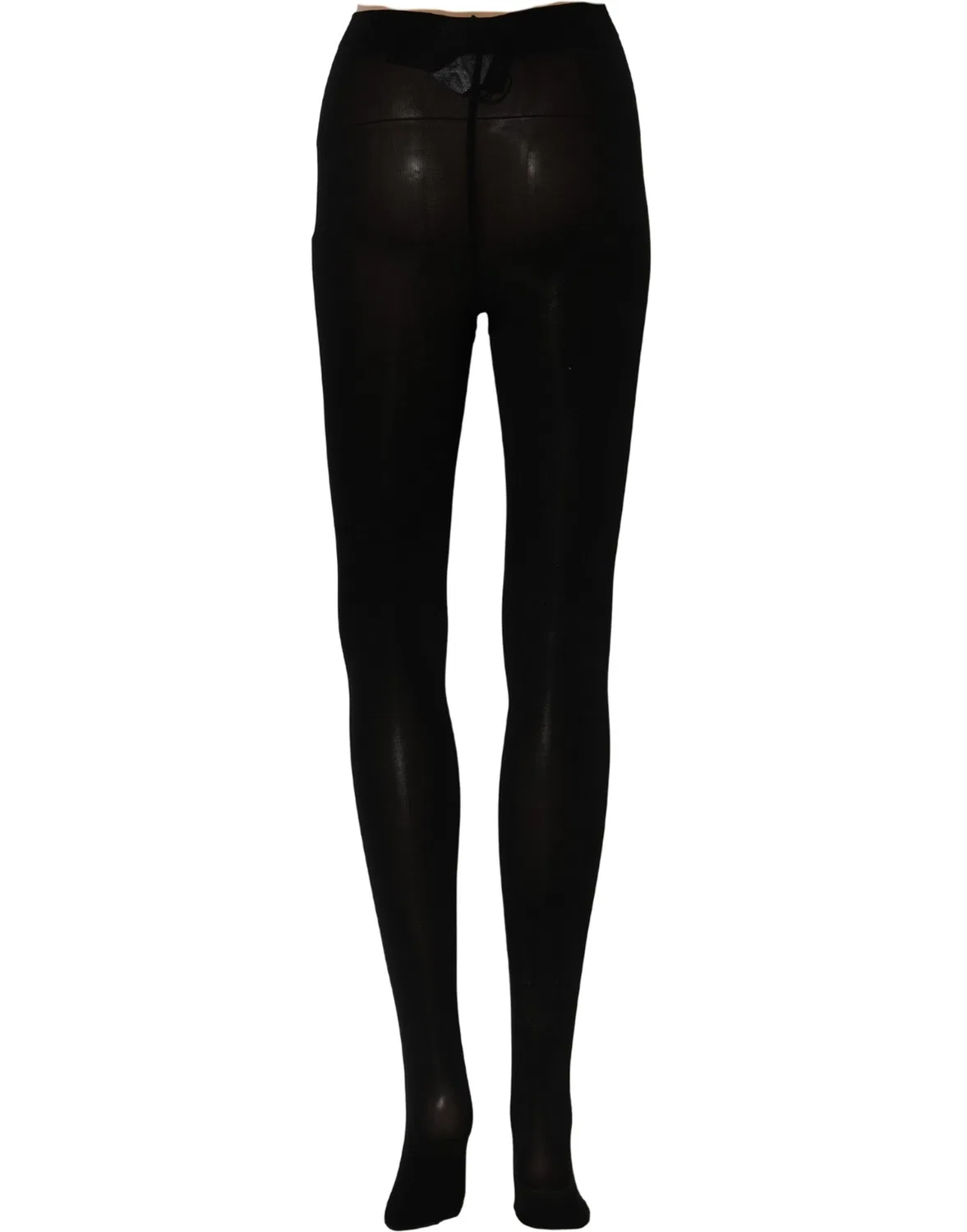 Женские полупрозрачные колготки Tights Socks Dolce & Gabbana, Black — фото 4