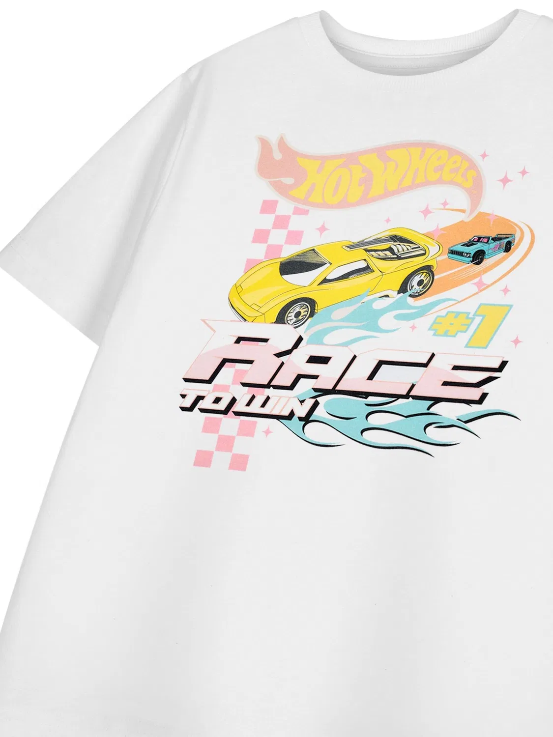 Футболка Hot Wheels Race To Win Vanilla Underground, белый — фото 4