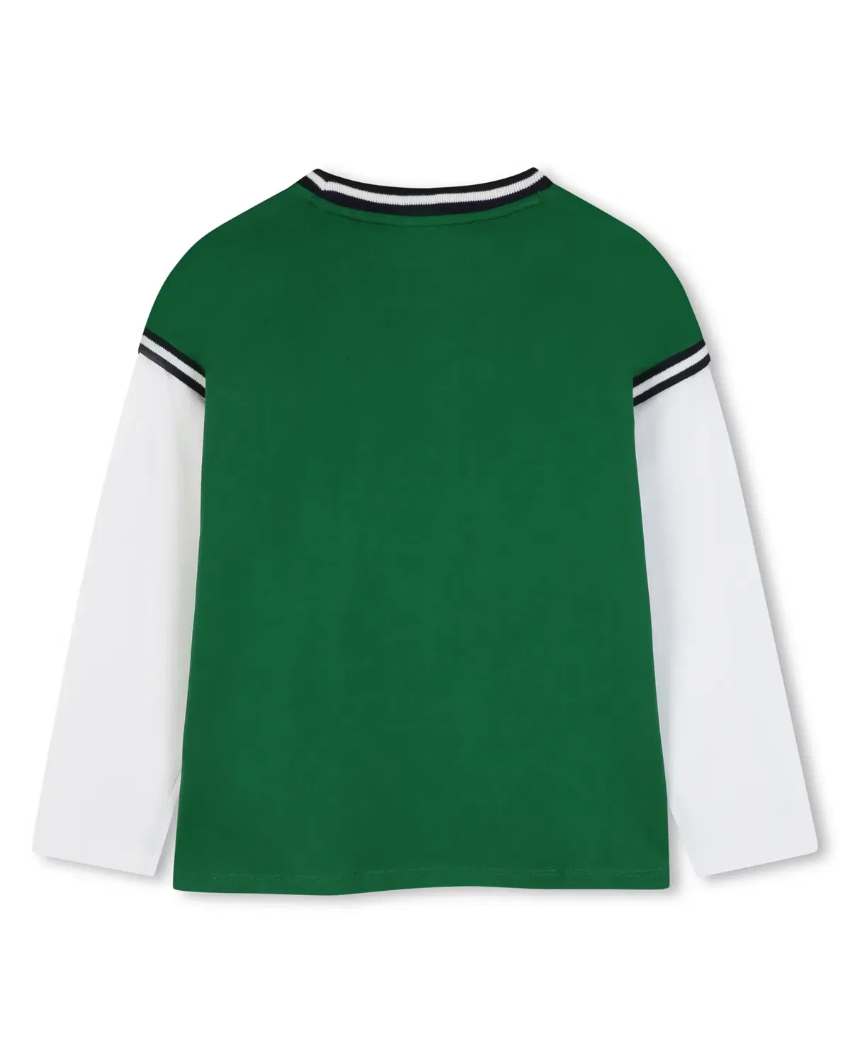 Детская футболка с длинным рукавом для мальчиков Kenzo Kids, Kaki — фото 3