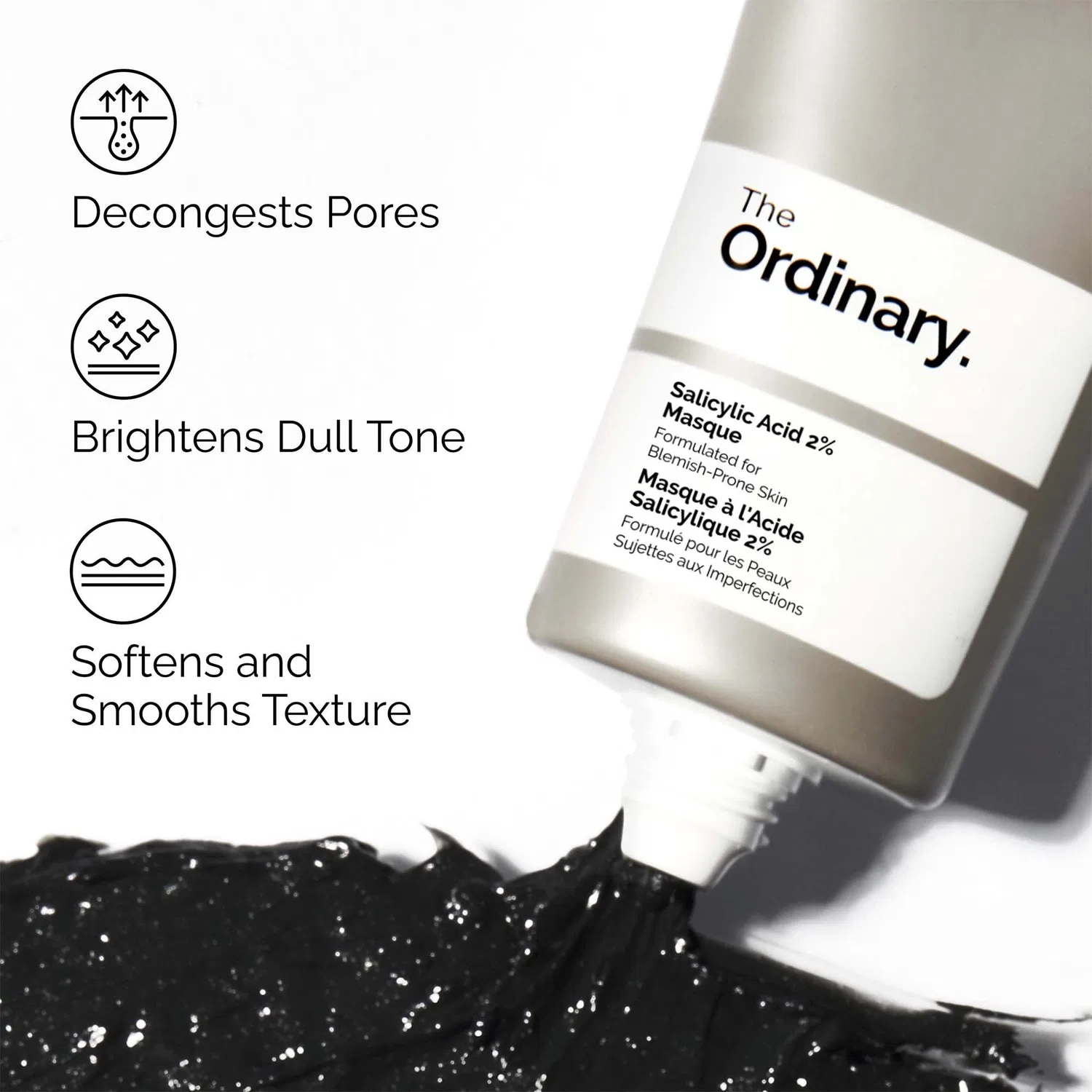 Маска для лица с салициловой кислотой 2% Salicylic Acid 2% Masque The Ordinary, 50 мл — фото 2