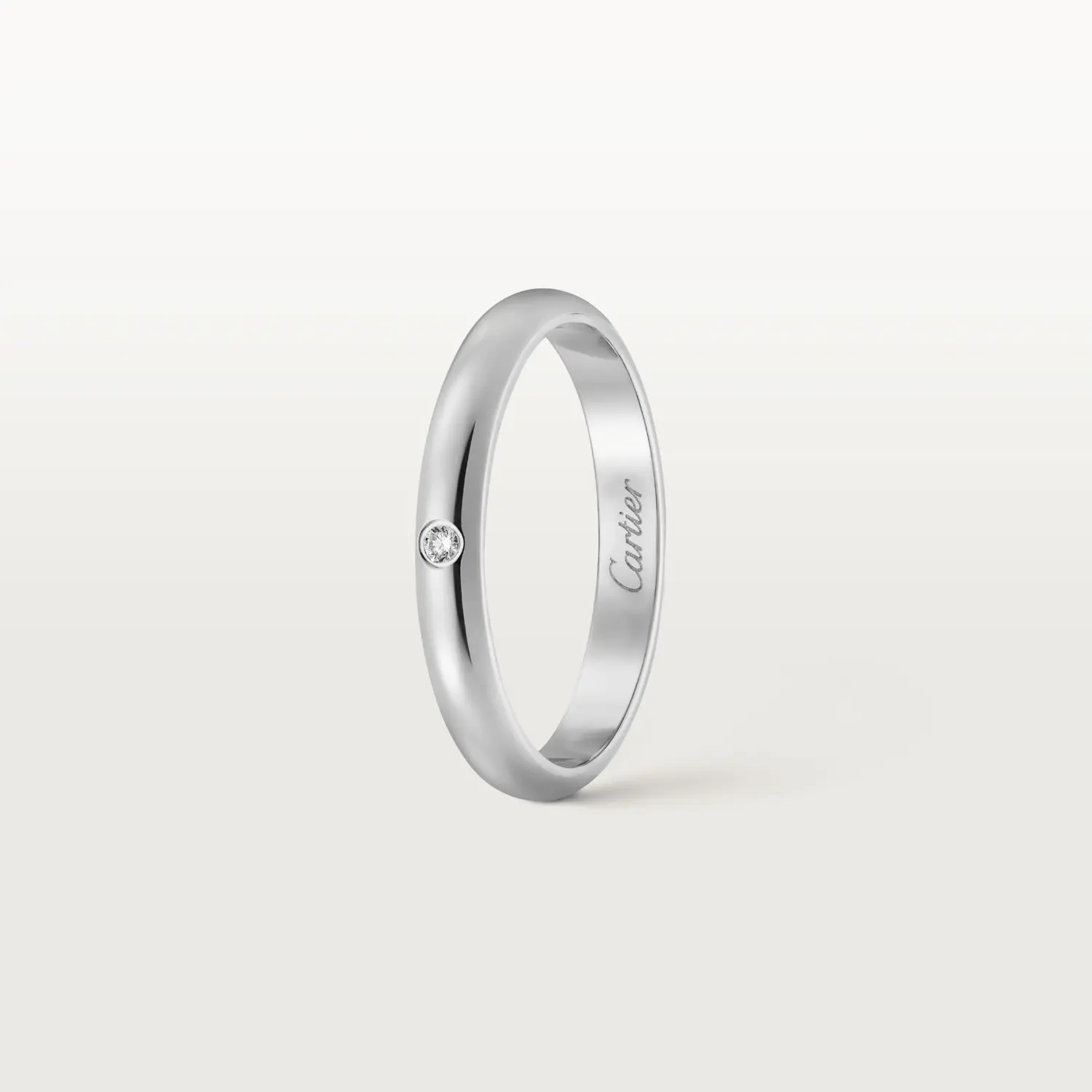 

Обручальное кольцо Cartier 1895, платина/бриллиант