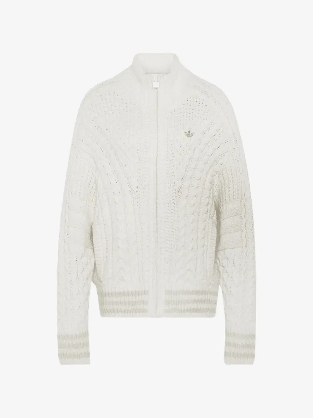 Кардиган Firebird крупной вязки adidas, белый