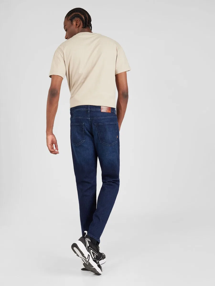 Джинсы BOSS Regular Jeans 'Re.Maine' темно-синего цвета — фото 4
