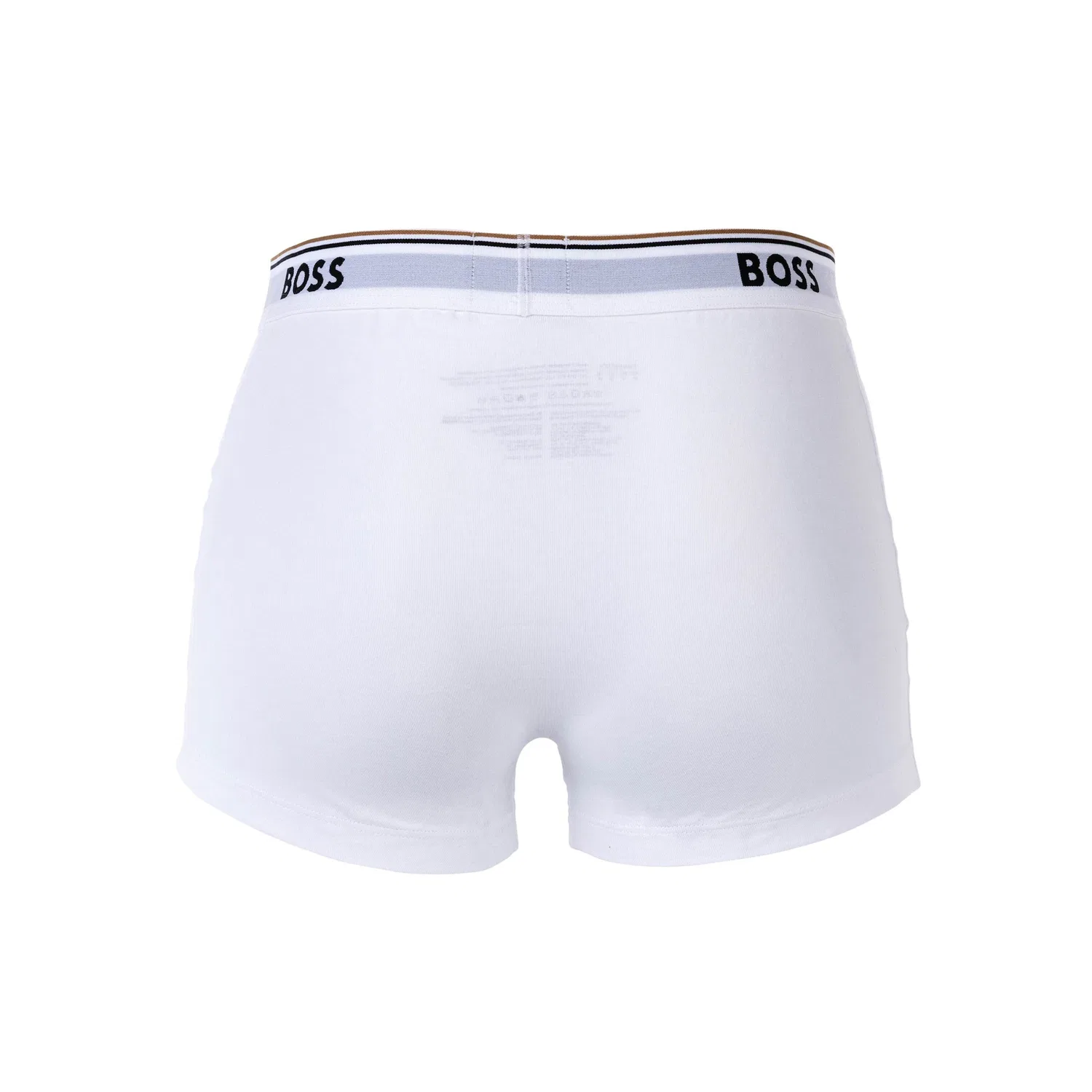 Мужские боксеры-трусы в упаковке 3 штуки BOSS, White/Gray/Black — фото 3
