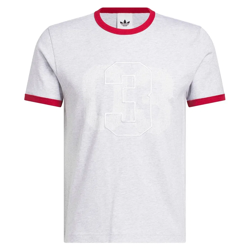 Мужская футболка с коротким рукавом Ringer Trefoil Adidas Originals, White