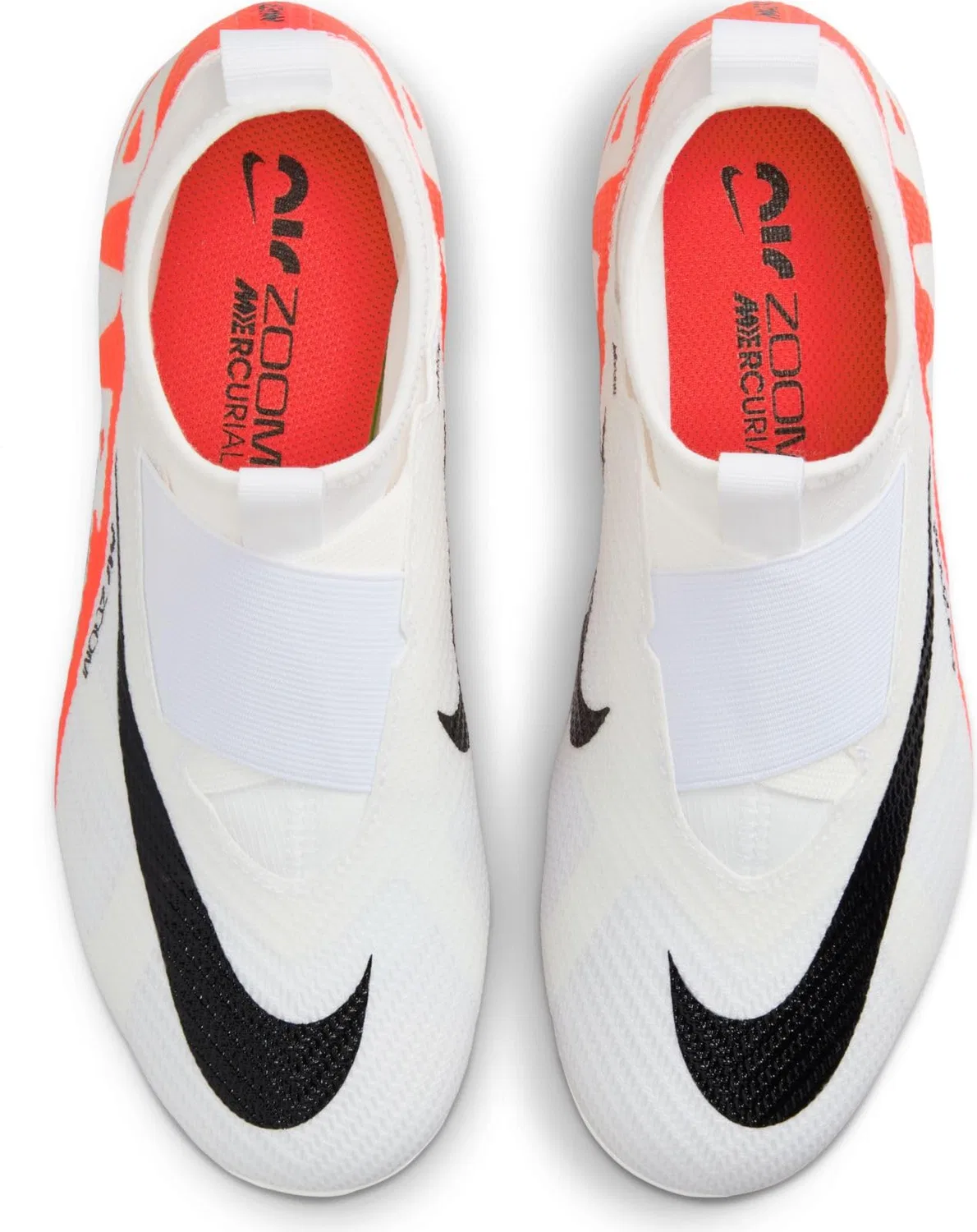 Детские бутсы NIKE Jr Zoom Superfly 9 Pro FG NIKE, Bright Crimson White Black — фото 3