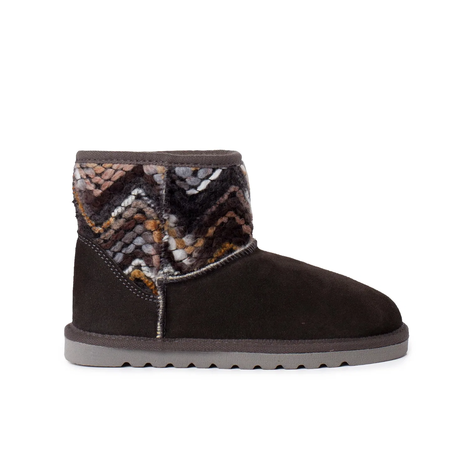 Детские ботинки с шерстяными деталями Pisamonas Australian Type Ankle Boots Wool Details Colours, Grey