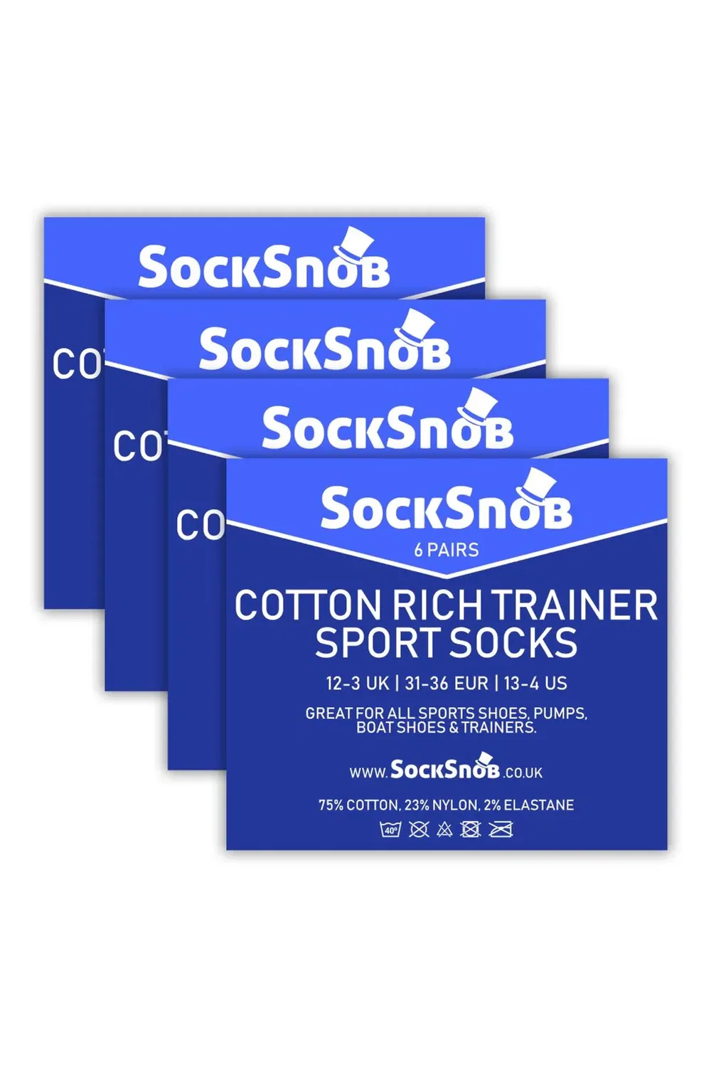 Набор хлопковых носков Sock Snob, Grey — фото 2