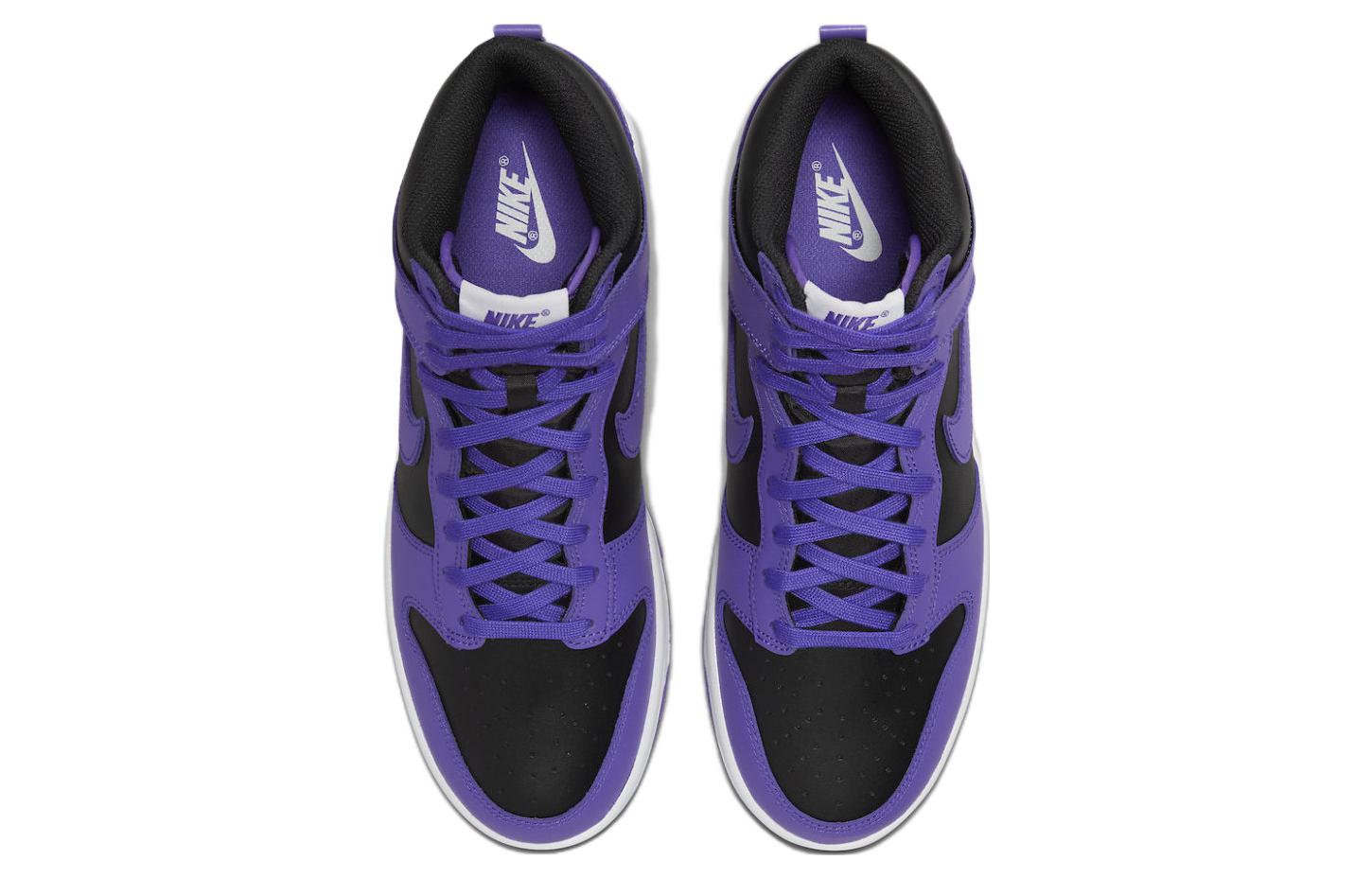 Кроссовки Nike Dunk High, черный/фиолетовый — фото 4