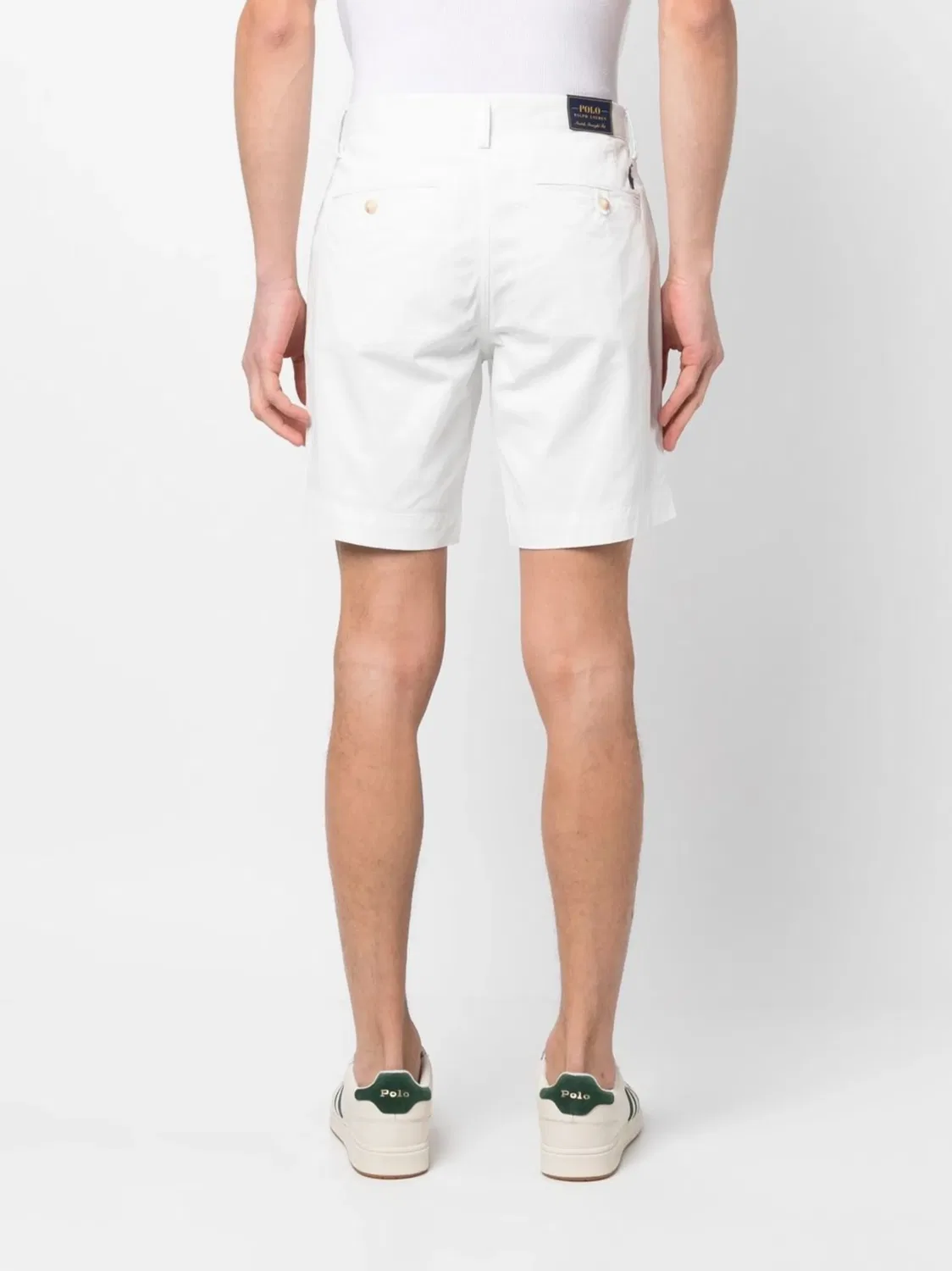 Polo Ralph Lauren Шорты-чино белые — фото 4