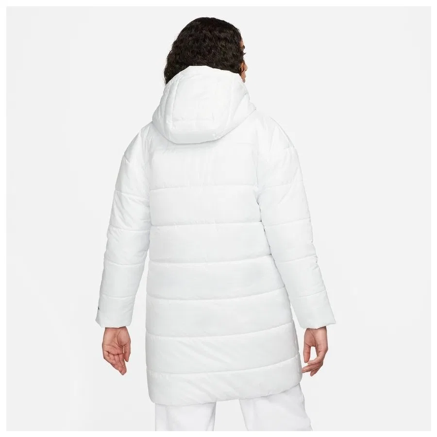 Женский длинный парка-пуховик с капюшоном Nike Sportswear Therma-FIT Repel, Белый — фото 2