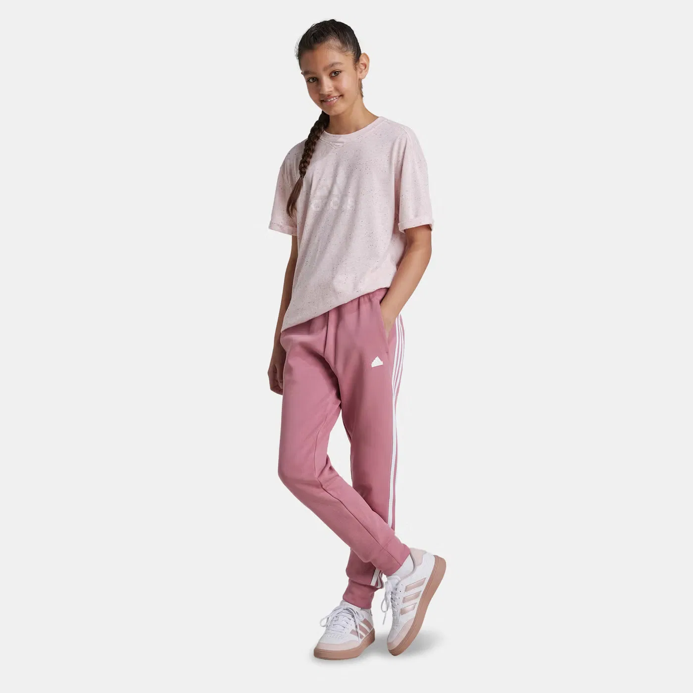 Спортивные штаны из хлопковой смеси Future Icons Adidas, розовый