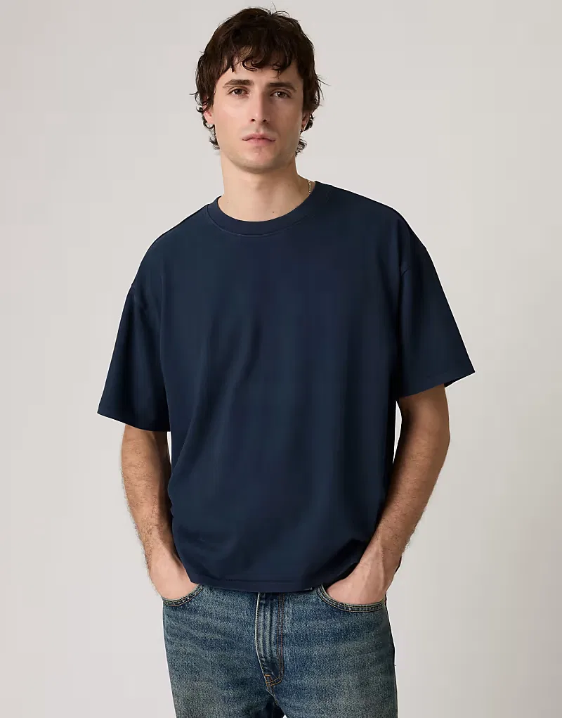 Футболка Levi's Boxy, синий — фото 4