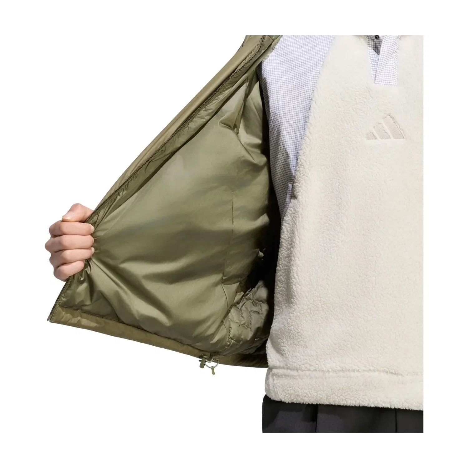 Мужская куртка Terrex Multi PrimaLoft Insulated Hooded Jacket Asia Sizing 'Olive Strata' adidas, Olive Strata — фото 4