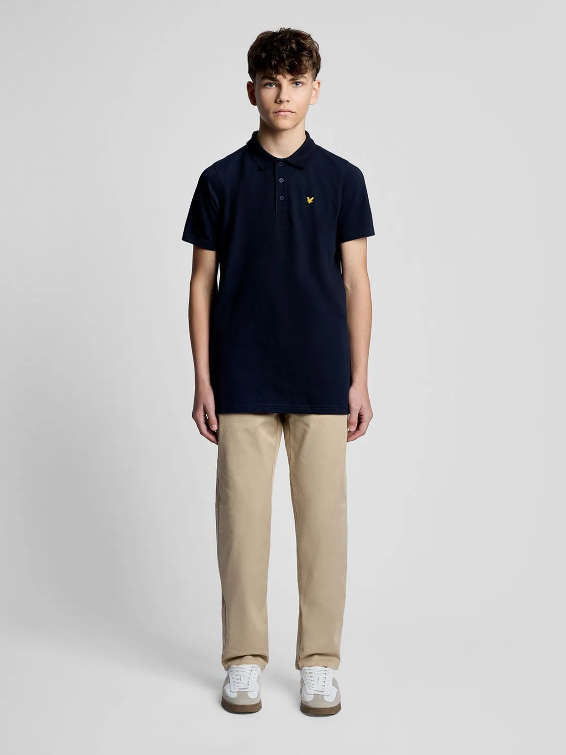 Поло Lyle & Scott Core Sports, синее — фото 2