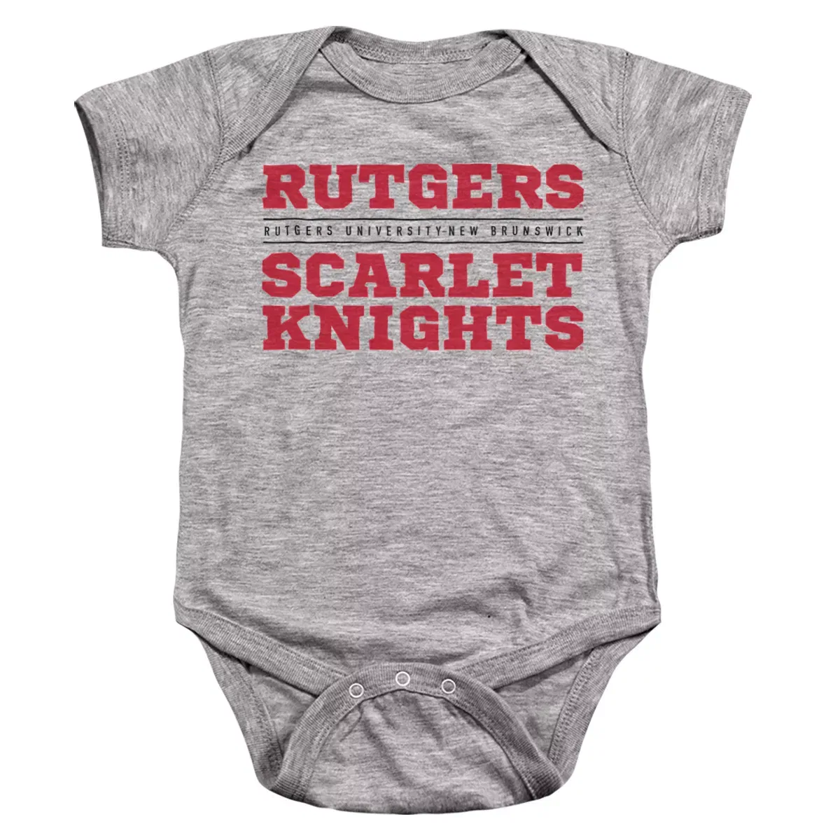 Детское боди-комбинезон с коротким рукавом NCAA, Athletic Heather