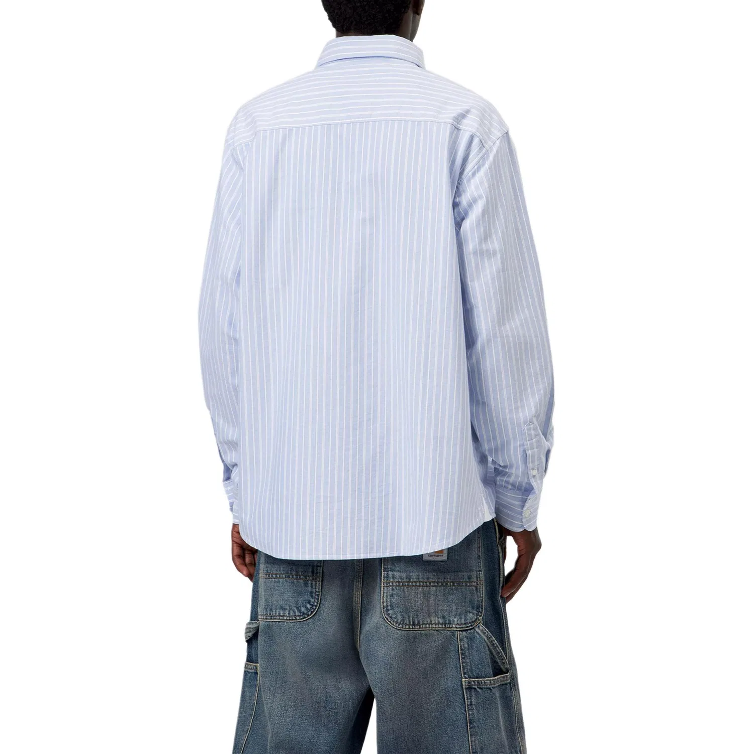 Детская рубашка с полосатым принтом Canan Stripes Bleached Carhartt WIP, Canan Stripes Bleached — фото 4