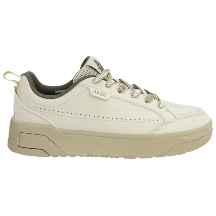 Кроссовки PEAK Skateboarding Shoes Men Low-top Off White/Khaki, белый/хаки — фото 2