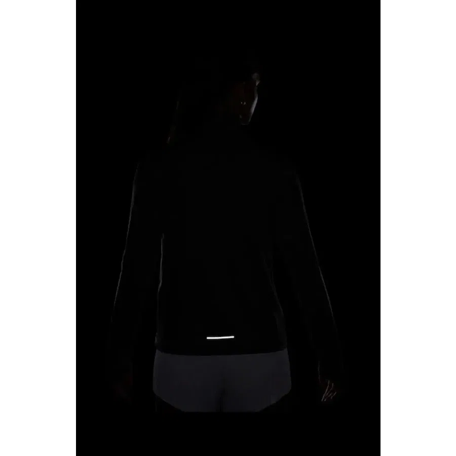 Женский спортивный свитшот с четвертью молнией Dri-Fit Swoosh Mid Nike, Черный — фото 4