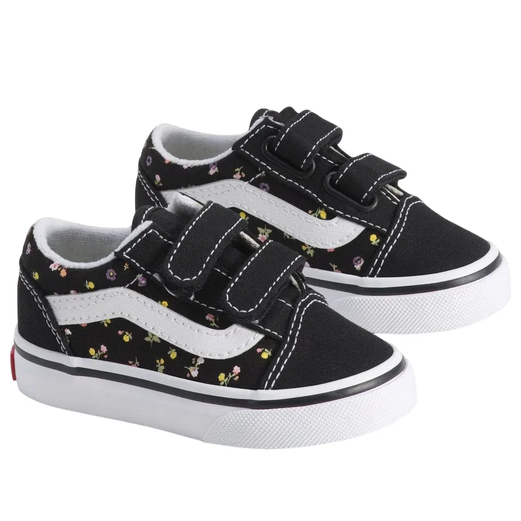 Детские кеды Old Skool V Vans, белый — фото 2