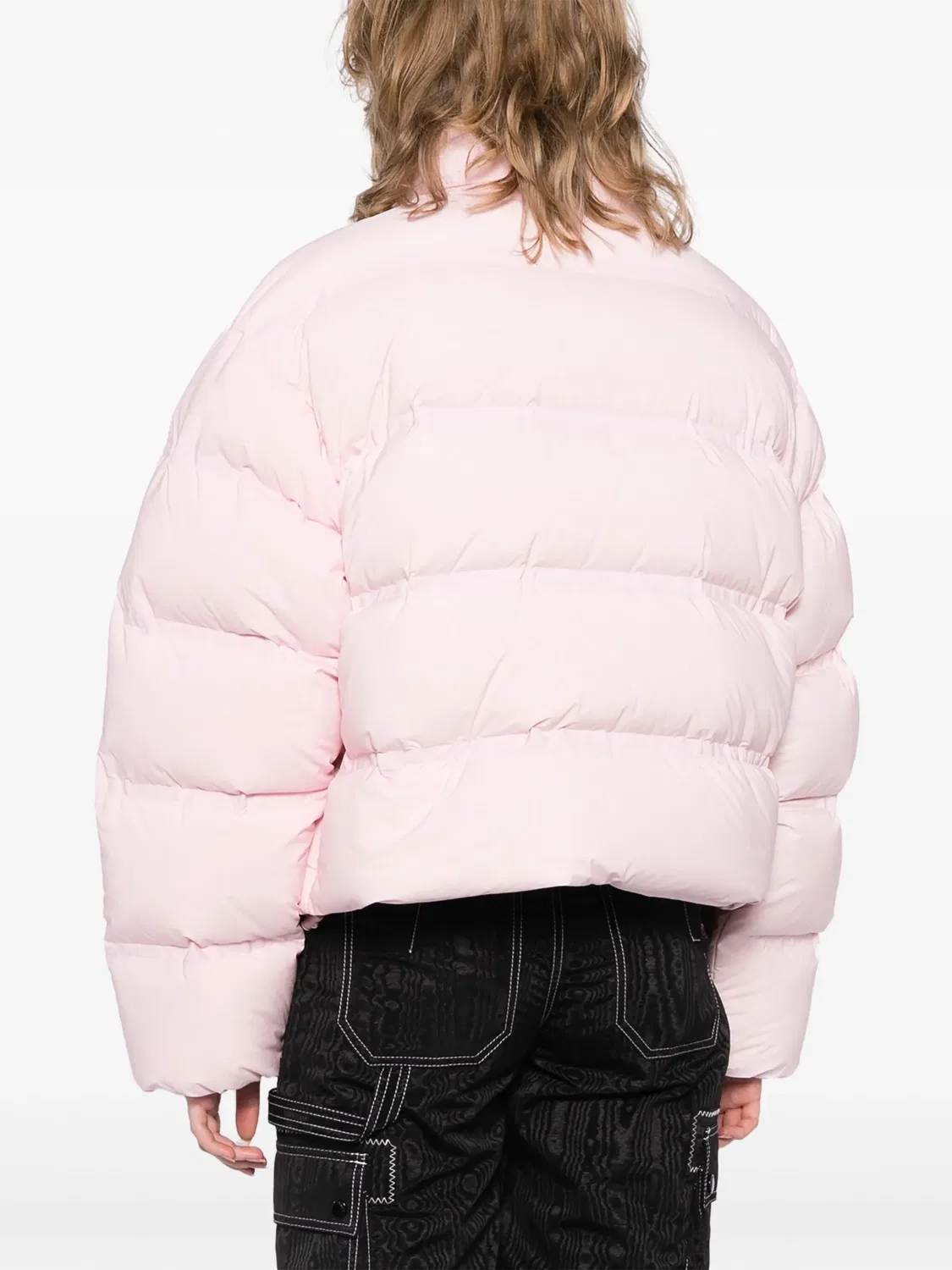 Короткая пуховая куртка - розовая Alexander Wang, розовый — фото 3